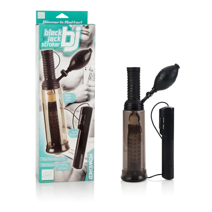 California Exotic Vibrators Black Jack Stroker