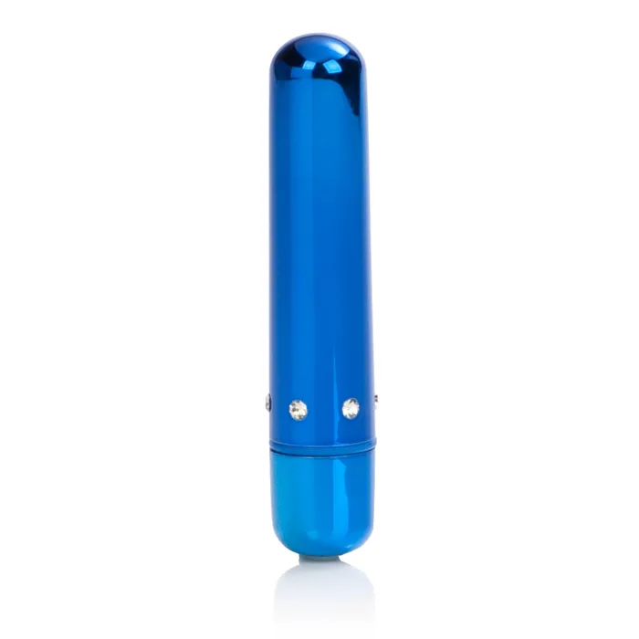 California Exotic Vibrators Crystal High Intensity Bullet 2 Blue