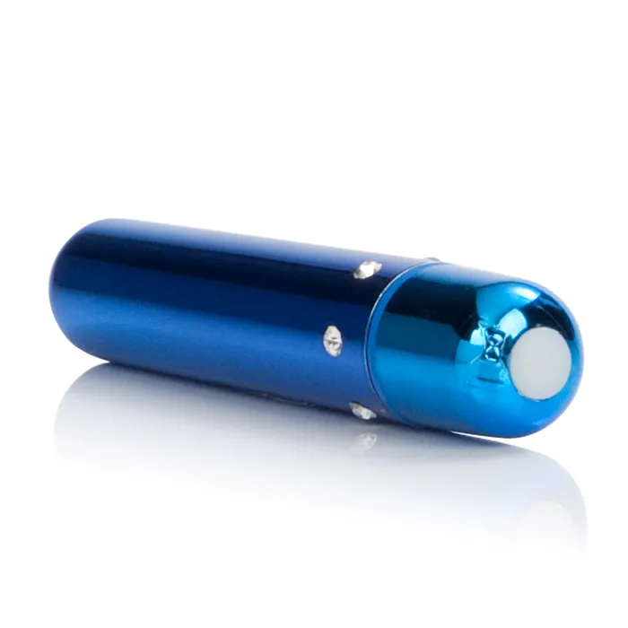 California Exotic Vibrators Crystal High Intensity Bullet 2 Blue
