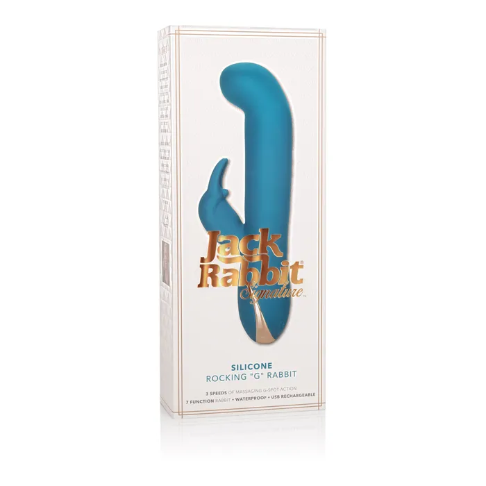 California Exotic Vibrators Premium Jack Rabbit Silicone Rocking G Rabbit
