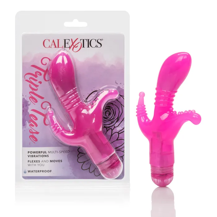 California Exotic Vibrators Triple Tease Vibe Pink