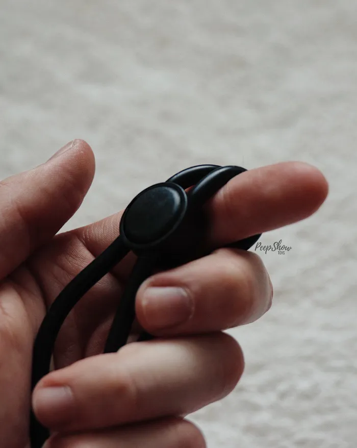 Dildos Blush Novelties Blush Stay Hard Silicone Double Loop Cock Ring