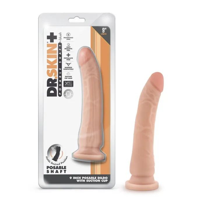 Dildos Blush Novelties Dr Skin Plus 9 Posable Dildo Flesh 229 cm Poseable Dong Dildos Blush Novelties Dr Skin Plus 9 Posable Dildo Flesh 229 cm Poseable Dong
