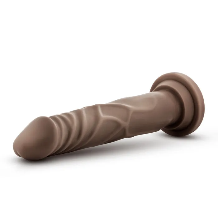 Dildos Blush Novelties Dr Skin Realistic Cock Basic 75 Chocolate
