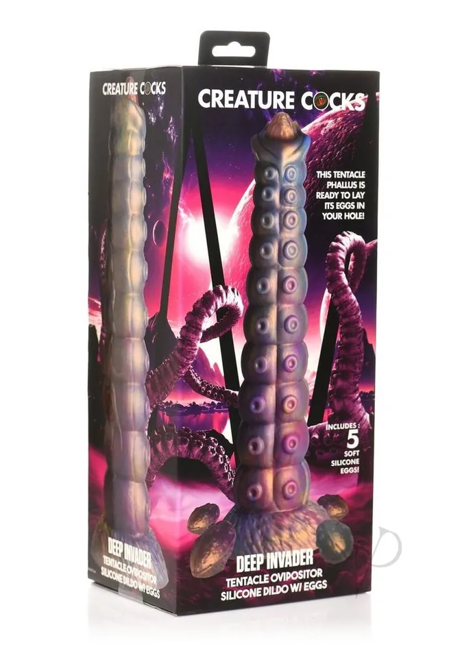 Dildos Creature Cocks Creature Cocks Deep Invader Tentacle Ovipositor Silicone Dildo