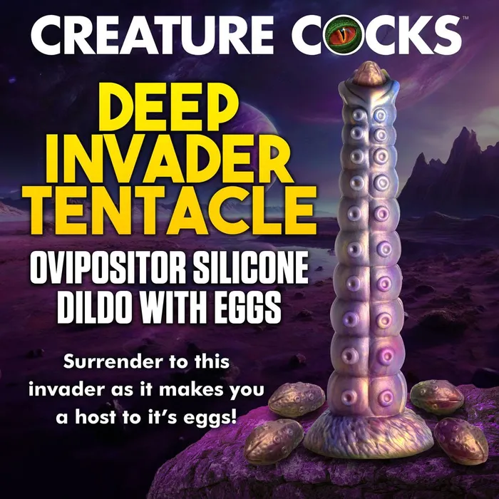 Dildos Creature Cocks Deep Invader MultiColoured 229 cm Ovipositor Fantasy Dildo XR Brands Dildos Creature Cocks Deep Invader MultiColoured 229 cm Ovipositor Fantasy Dildo XR Brands