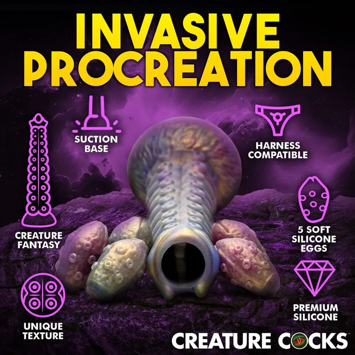 Dildos Creature Cocks Deep Invader MultiColoured 229 cm Ovipositor Fantasy Dildo XR Brands Dildos Creature Cocks Deep Invader MultiColoured 229 cm Ovipositor Fantasy Dildo XR Brands