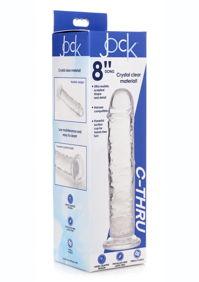 Dildos Jock CThru Slim Realistic Dong Jock