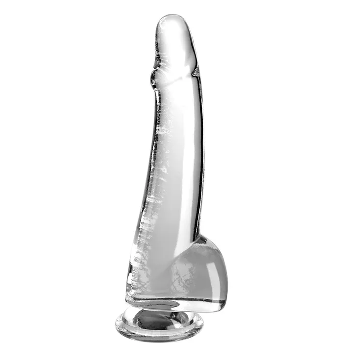 Dildos King Cock 10 Cock with Balls Clear Pipedream Dildos King Cock 10 Cock with Balls Clear Pipedream
