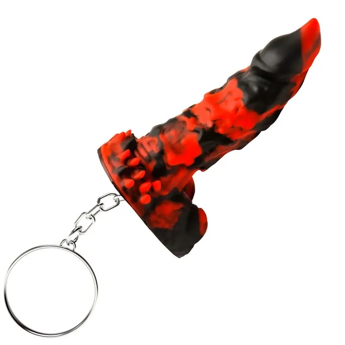Dildos XR Brands Creature Cocks Fire Demon Keychain Novelty Fantasy Dildo Keyring Dildos XR Brands Creature Cocks Fire Demon Keychain Novelty Fantasy Dildo Keyring