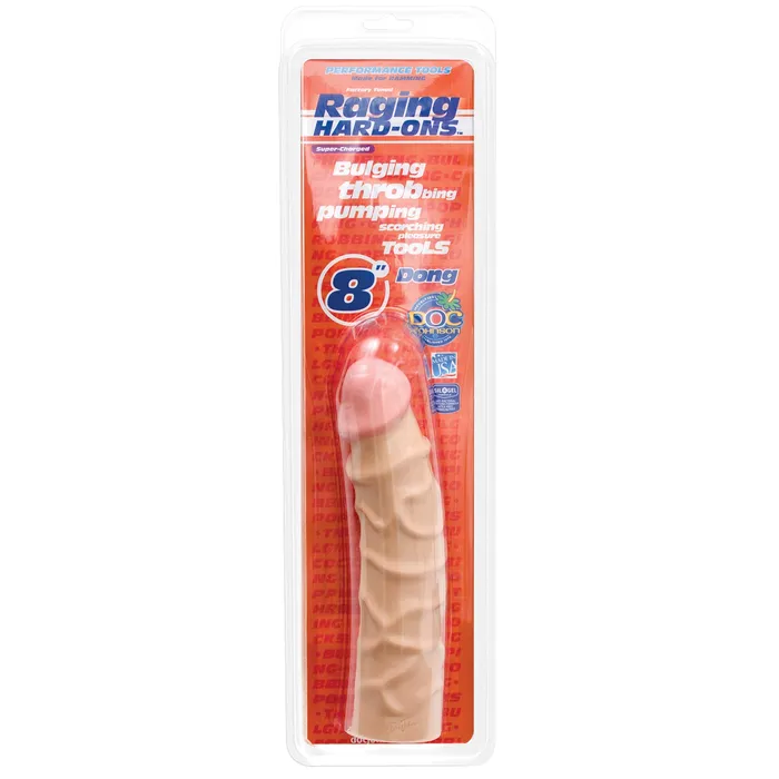 Doc Johnson Dildos Raging Hard Ons 8 inch Dong