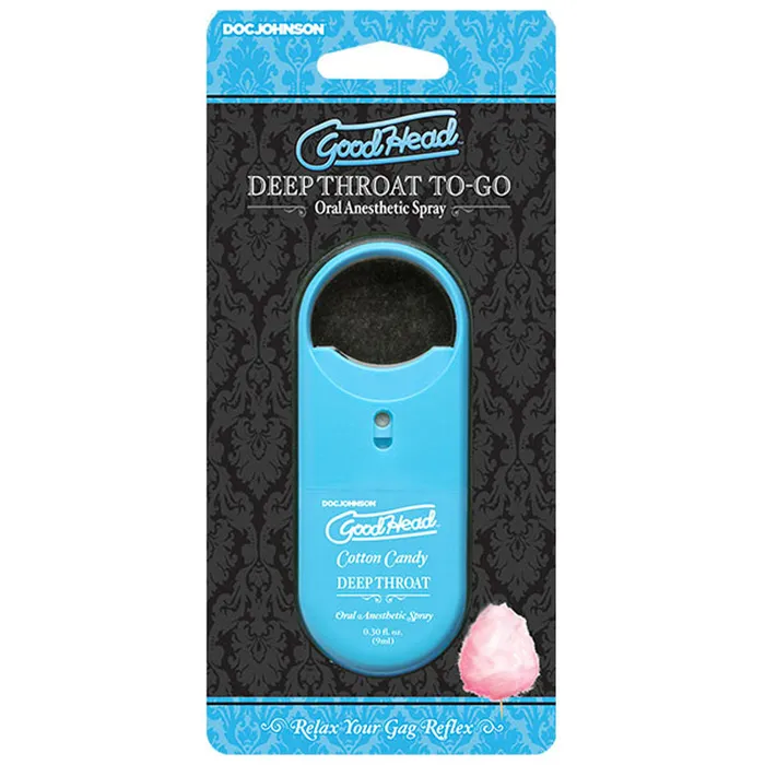 Doc Johnson Vibrators Goodhead Deep Throat Spray toGo Cotton Candy 030 Fl Oz Doc Johnson Vibrators Goodhead Deep Throat Spray toGo Cotton Candy 030 Fl Oz