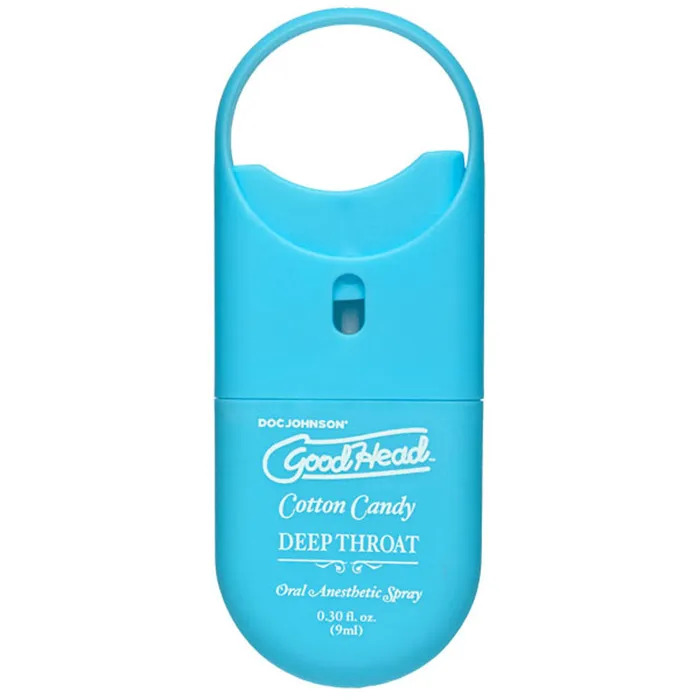 Doc Johnson Vibrators Goodhead Deep Throat Spray toGo Cotton Candy 030 Fl Oz