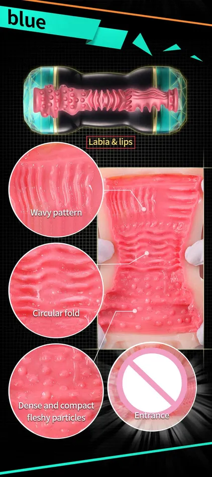 Dual Head Double Tunnel Options Masturbation Cup Onion Toy Dildos Dual Head Double Tunnel Options Masturbation Cup Onion Toy Dildos