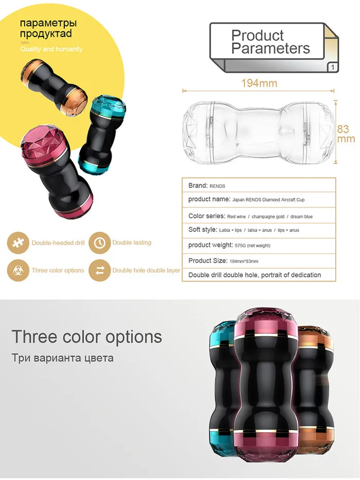 Dual Head Double Tunnel Options Masturbation Cup Onion Toy Dildos Dual Head Double Tunnel Options Masturbation Cup Onion Toy Dildos