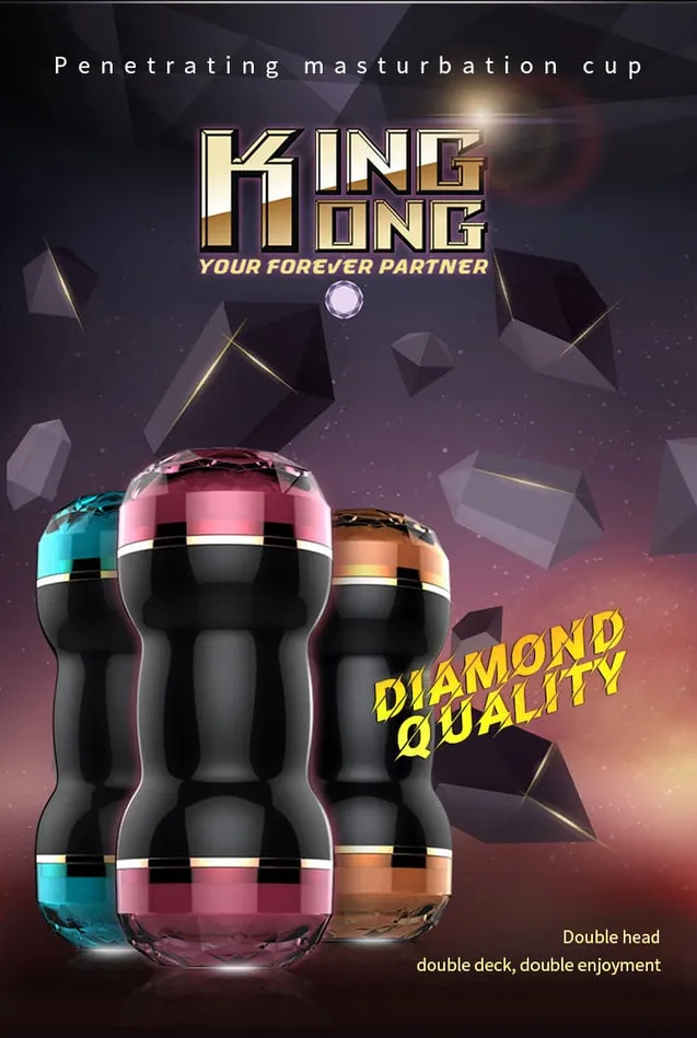 Dual Head Double Tunnel Options Masturbation Cup Onion Toy Dildos Dual Head Double Tunnel Options Masturbation Cup Onion Toy Dildos