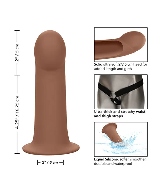 Female Sex Toys California Exotic Novelties Performance Maxx Extension wHarness Brown Female Sex Toys California Exotic Novelties Performance Maxx Extension wHarness Brown