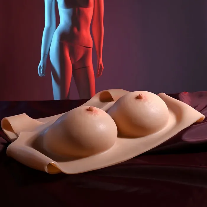 Gender X Dildos Gender X UNDERGARMENTS PLATE CCUP Light Flesh Wearable Breasts CCup Size Gender X Dildos Gender X UNDERGARMENTS PLATE CCUP Light Flesh Wearable Breasts CCup Size