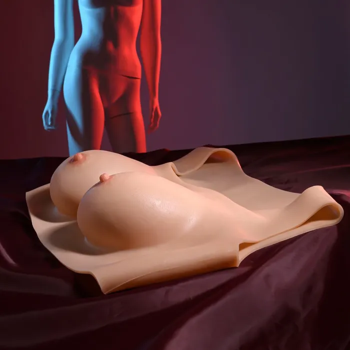Gender X Dildos Gender X UNDERGARMENTS PLATE CCUP Light Flesh Wearable Breasts CCup Size Gender X Dildos Gender X UNDERGARMENTS PLATE CCUP Light Flesh Wearable Breasts CCup Size