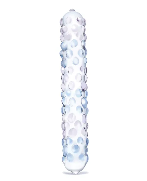 Glas Purple Rose Nubby Glass Dildo Electric Eel INC Dildos