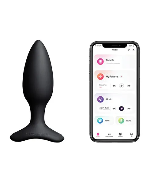 Hytto Pte Ltd Anal Lovense Hush 2 Butt Plug Black