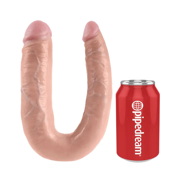 King Cock UShaped Large Double Trouble King Cock Dildos