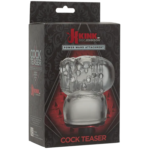Kink Wand Cock Teaser Attch Clear Kink Dildos