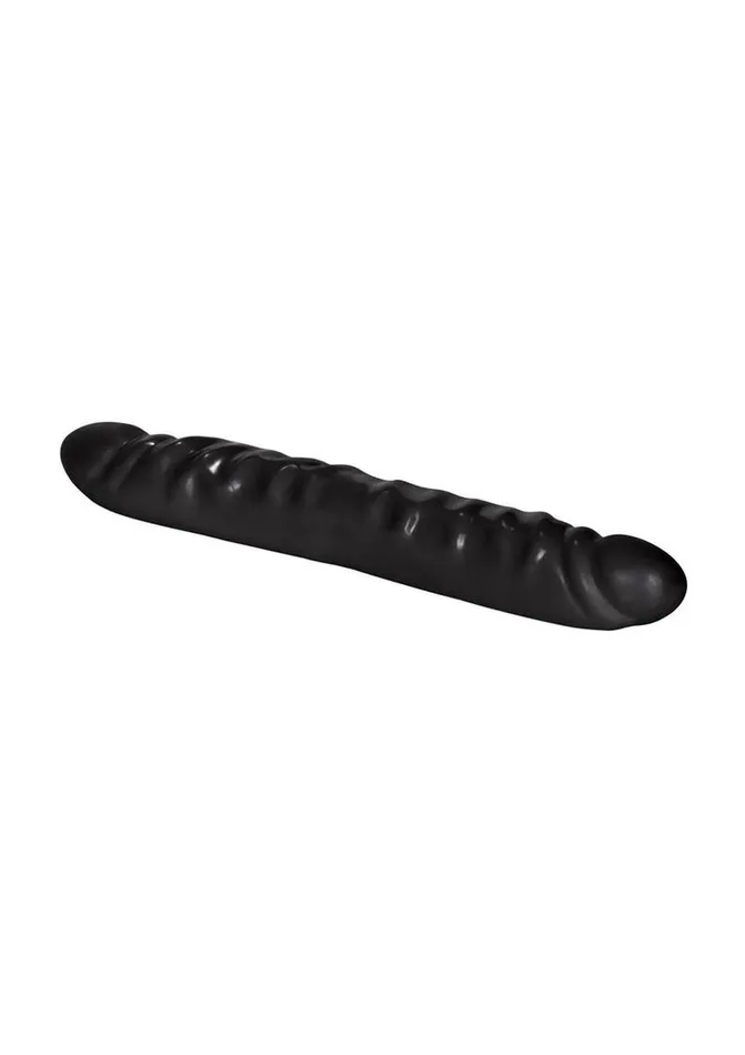 Lifelike Dongs Dildos Black Jack Veined Double Dildo