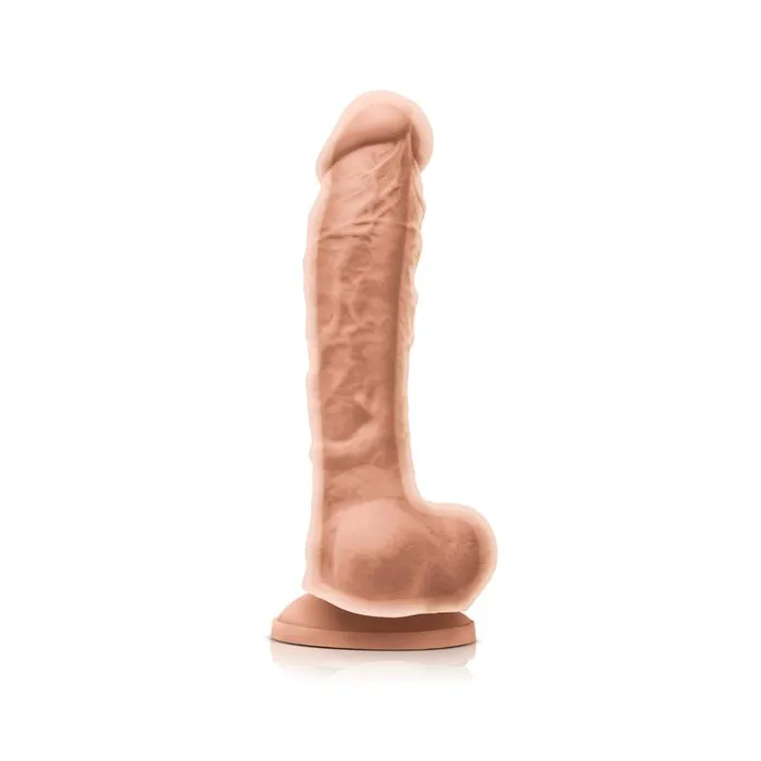 NS Novelties Dildos NS Novelties Colours Dual Density 8 Inch Silicone Realistic Suction Cup Dildo