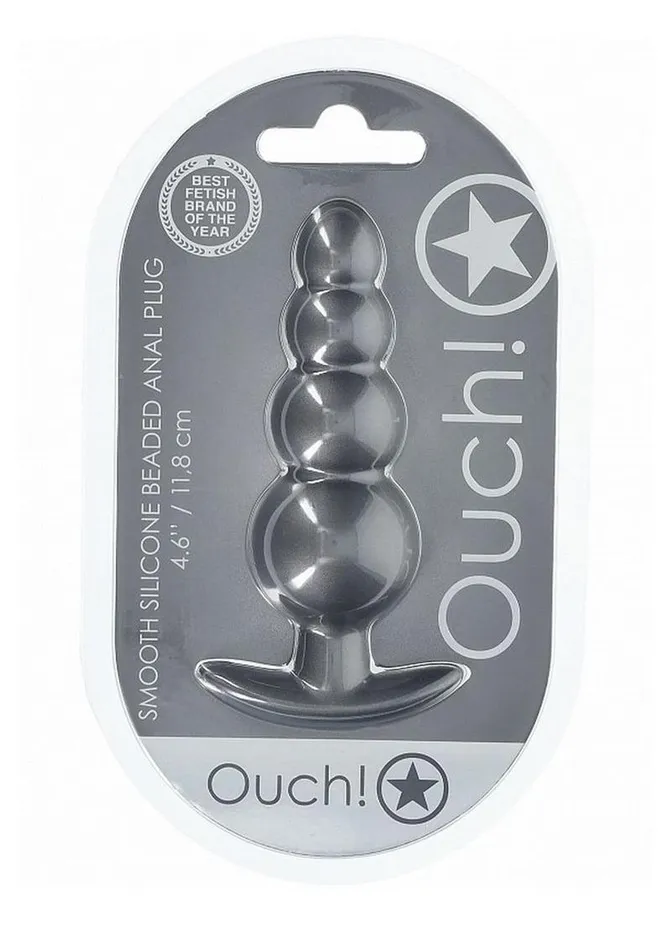 Ouch Beaded Anal Plug Silicone Ouch Anal