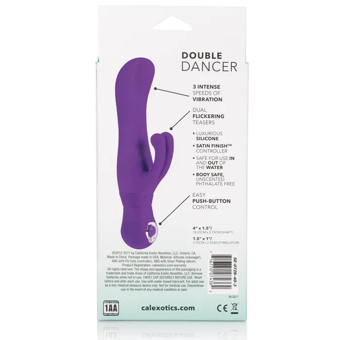 Posh Silicone Double Dancer Purple CalExotics Dildos
