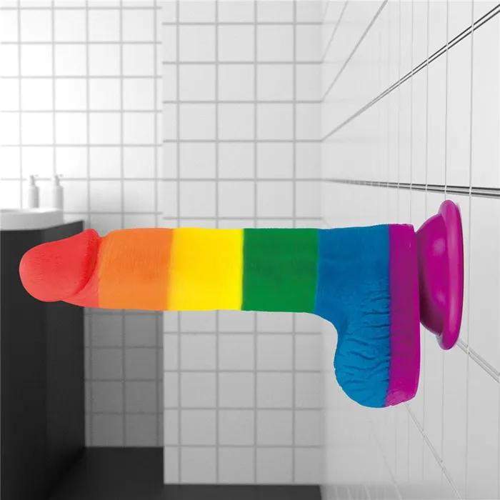 Prider 75 Dildo Rainbow 19 cm Dong Lovetoy Dildos Prider 75 Dildo Rainbow 19 cm Dong Lovetoy Dildos