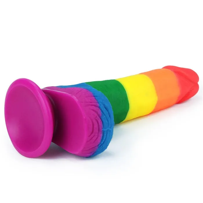 Prider 75 Dildo Rainbow 19 cm Dong Lovetoy Dildos Prider 75 Dildo Rainbow 19 cm Dong Lovetoy Dildos