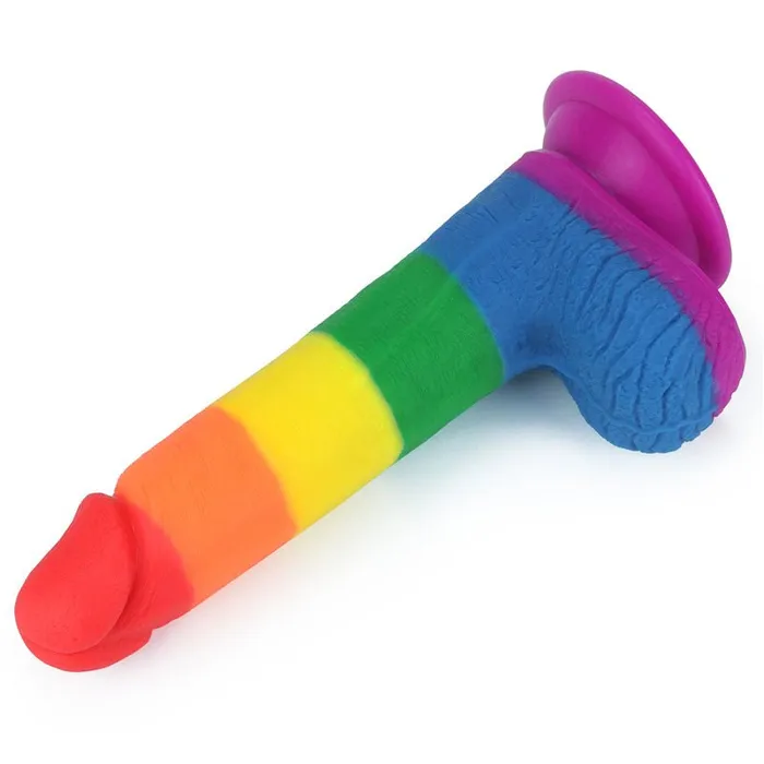 Prider 75 Dildo Rainbow 19 cm Dong Lovetoy Dildos Prider 75 Dildo Rainbow 19 cm Dong Lovetoy Dildos