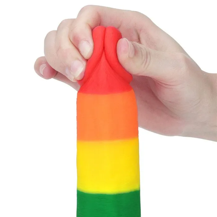 Prider 75 Dildo Rainbow 19 cm Dong Lovetoy Dildos Prider 75 Dildo Rainbow 19 cm Dong Lovetoy Dildos