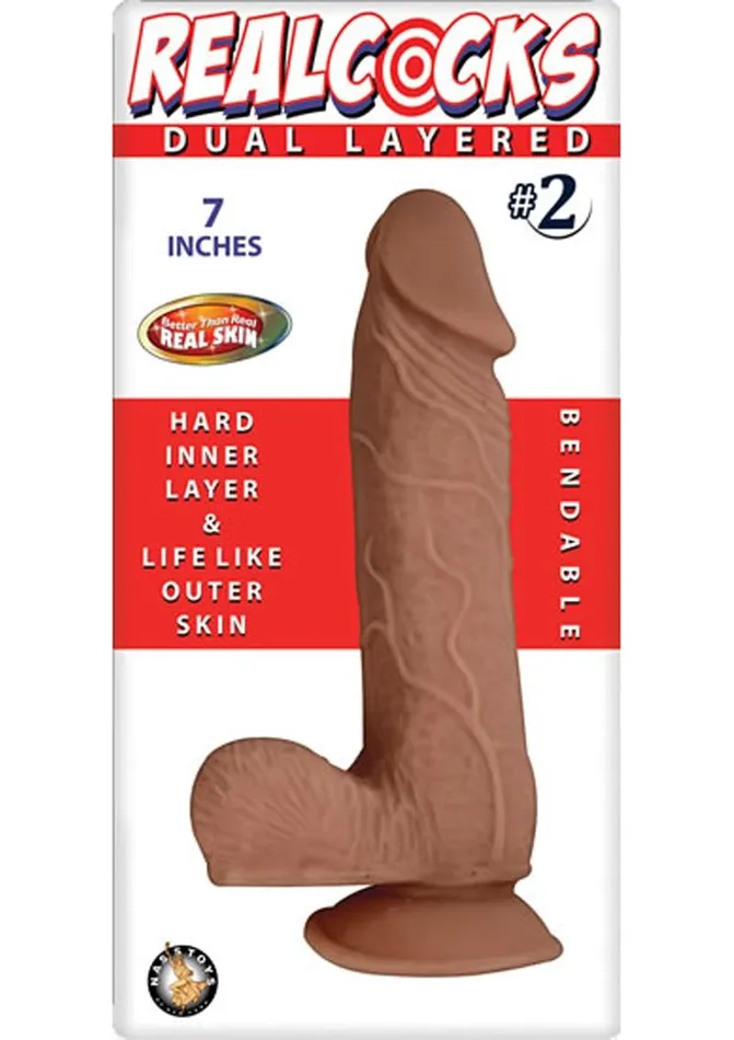 Realcocks Dual Layered 2 Bendable Dildo Realcocks Dildos Realcocks Dual Layered 2 Bendable Dildo Realcocks Dildos