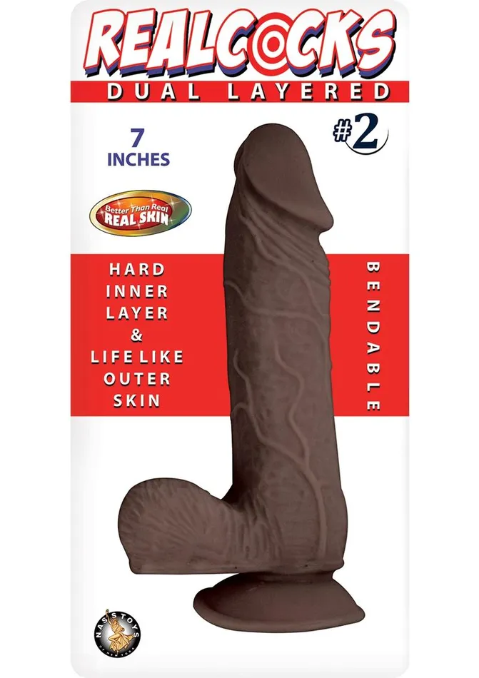 Realcocks Dual Layered 2 Bendable Dildo Realcocks Dildos Realcocks Dual Layered 2 Bendable Dildo Realcocks Dildos