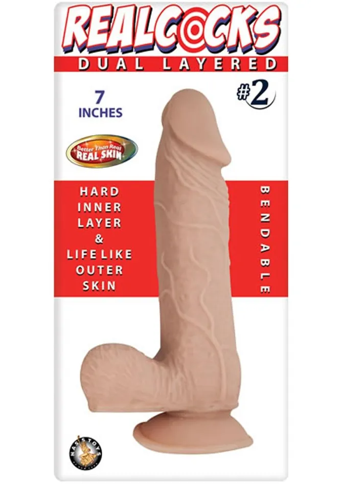 Realcocks Dual Layered 2 Bendable Dildo Realcocks Dildos Realcocks Dual Layered 2 Bendable Dildo Realcocks Dildos