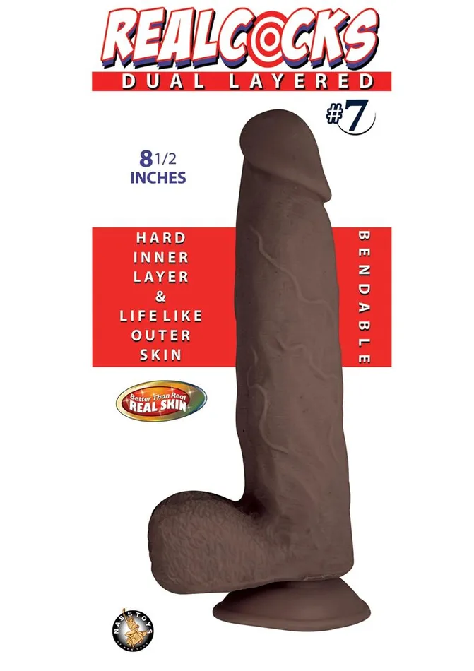 Realcocks Dual Layered 7 Bendable Dildo Realcocks Dildos Realcocks Dual Layered 7 Bendable Dildo Realcocks Dildos
