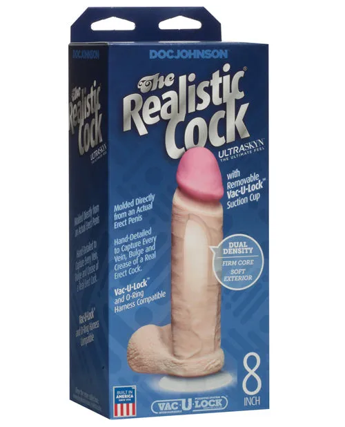 Realistic Ultraskyn Cock Wballs Doc Johnson Dildos