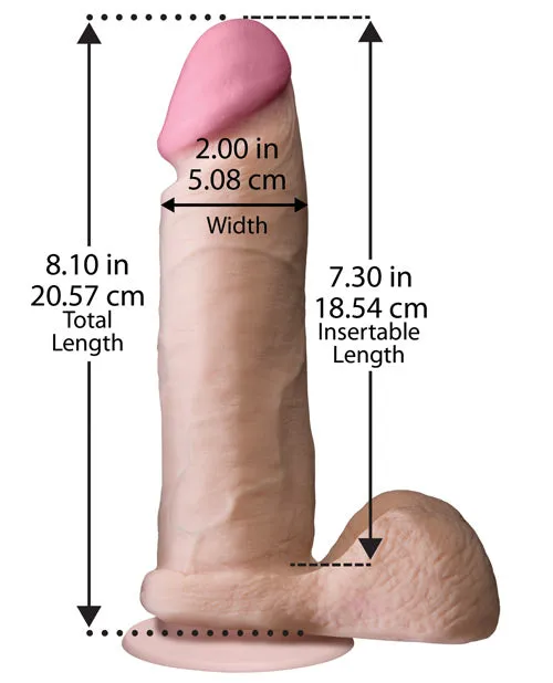 Realistic Ultraskyn Cock Wballs Doc Johnson Dildos