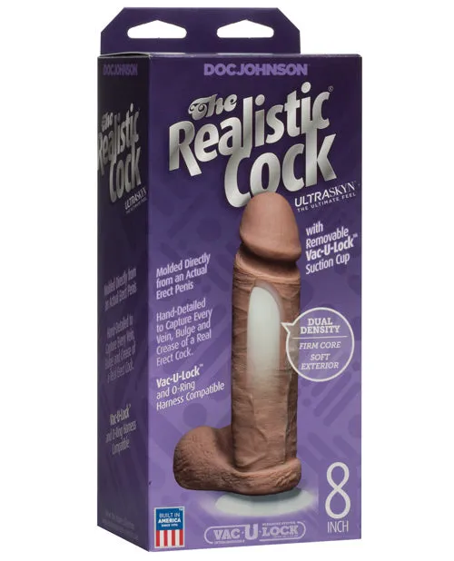 Realistic Ultraskyn Cock Wballs Doc Johnson Dildos