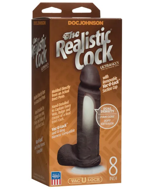 Realistic Ultraskyn Cock Wballs Doc Johnson Dildos