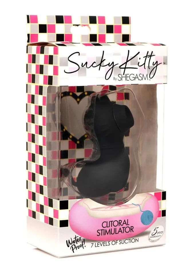 SHEGASM Female Sex Toys Shegasm Sucky Kitty Rechargeable Silicone Clitoral Stimulator
