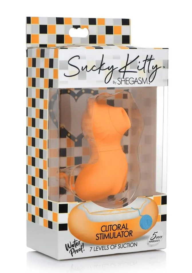 SHEGASM Female Sex Toys Shegasm Sucky Kitty Rechargeable Silicone Clitoral Stimulator