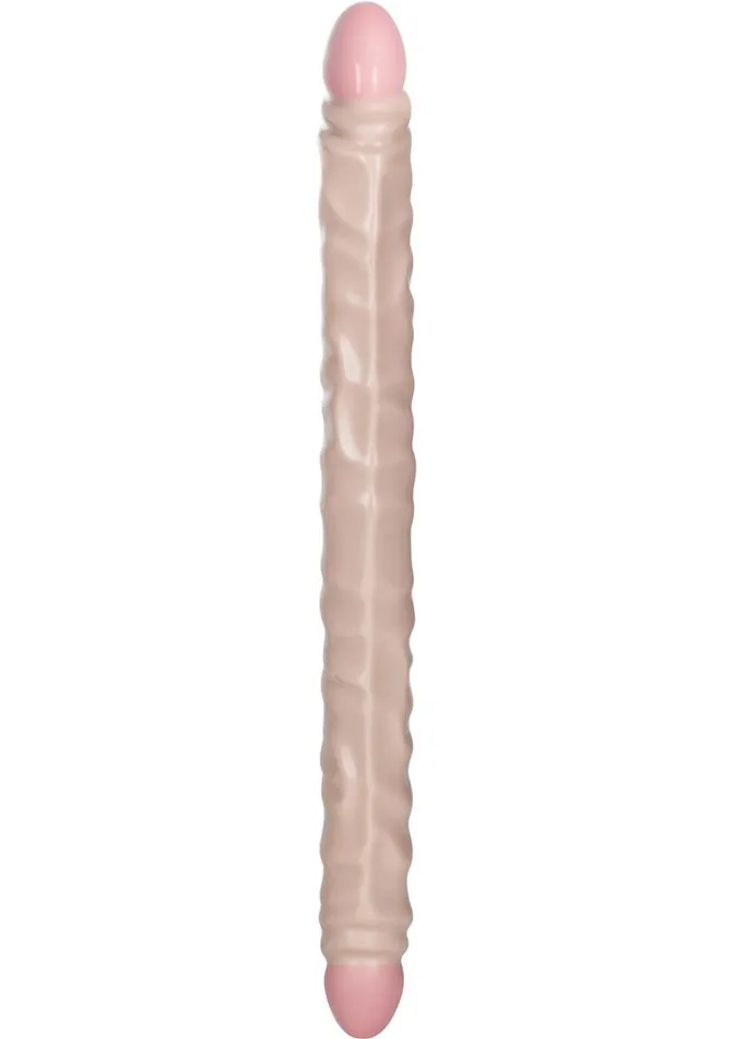 Slim Jim Duo Veined Super Slim Double Dildo Lifelike Dongs Dildos