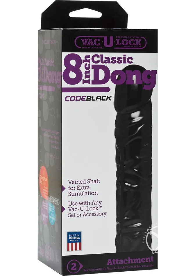 VacULock Classic Codeblack Dildo VacULock Dildos