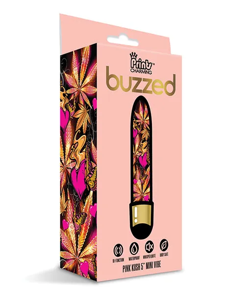 Vibrators Global Novelties LLC Buzzed 5 Mini Vibe Pink Kush