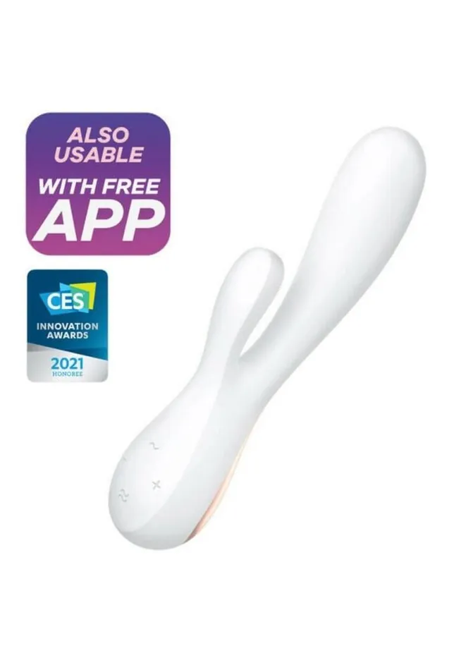 Vibrators Satisfyer Satisfyer Mono Flex Rechargeable Silicone Rabbit Vibrator