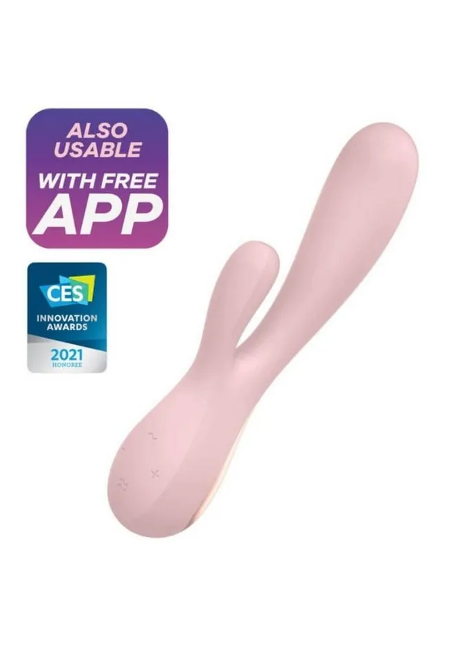 Vibrators Satisfyer Satisfyer Mono Flex Rechargeable Silicone Rabbit Vibrator